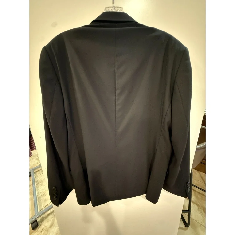 Ted Baker London Men's Black Wool Suit Jacket Blazer Notch Lapel XS